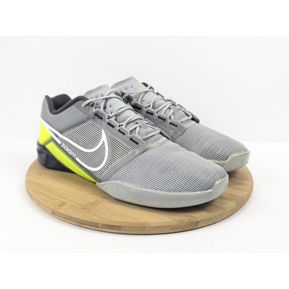 Nike Zoom Metcon Turbo 2 Mens 12 Smoke Grey Volt Training Shoes DH3392-001